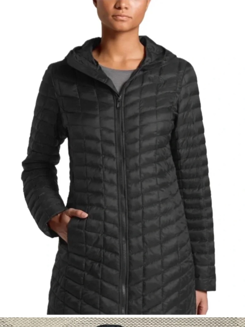 North Face Thermoball Hooded Parka Black Medium